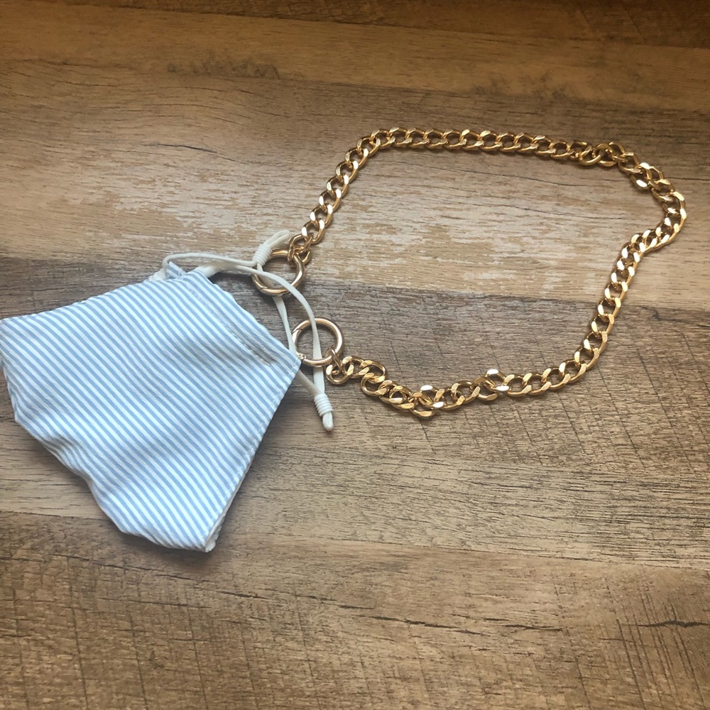 Gold Chain For Face Mask Holder